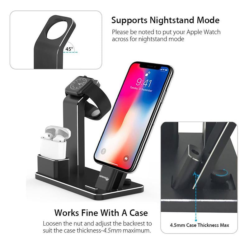 4 IN 1 AIRPODS CHARGING DOCK HOLDER - Zerotron