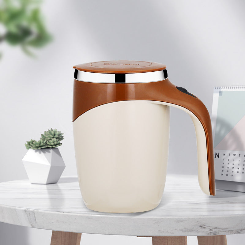 Rechargeable Model Automatic Stirring Cup Coffee Cup High Value Electric Stirring Cup Lazy Milkshake Rotating Magnetic Water Cup - Zerotron