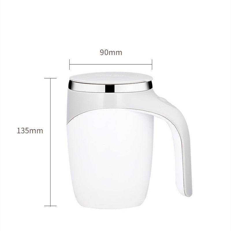 Rechargeable Model Automatic Stirring Cup Coffee Cup High Value Electric Stirring Cup Lazy Milkshake Rotating Magnetic Water Cup - Zerotron