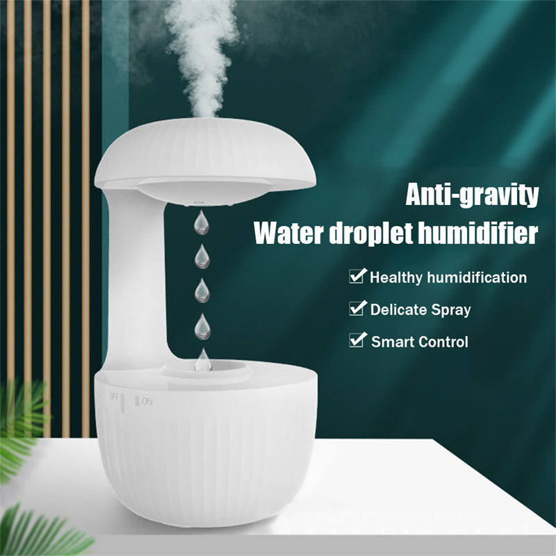 Anti-gravity Air Humidifier Mute Countercurrent Humidifier Levitating Water Drops Cool Mist Maker Fogger Relieve Fatigue - Zerotron