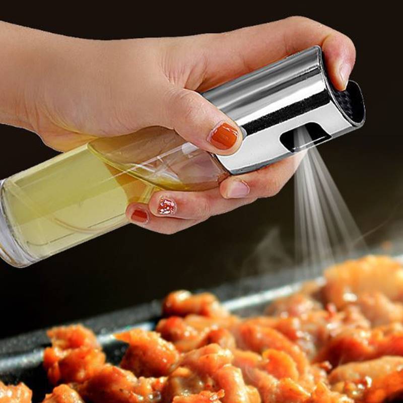 BBQ Healthy Kitchen Cooking Oil Vinegar Spray Bottle - Zerotron