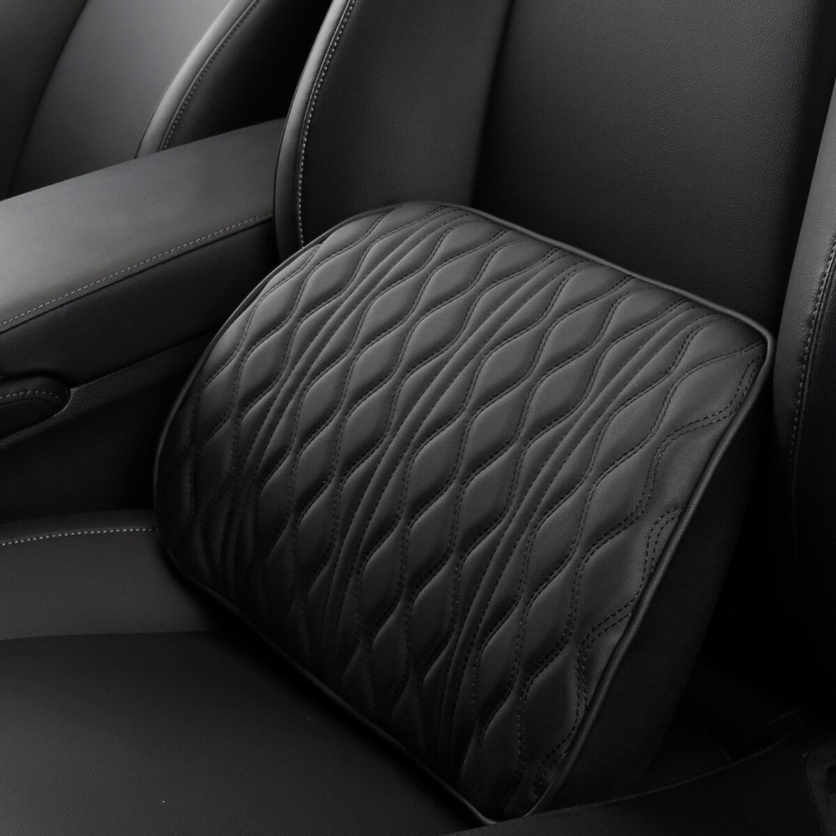 Car headrest, car neck pillow, backrest, car seat, universal car lumbar support set - Zerotron