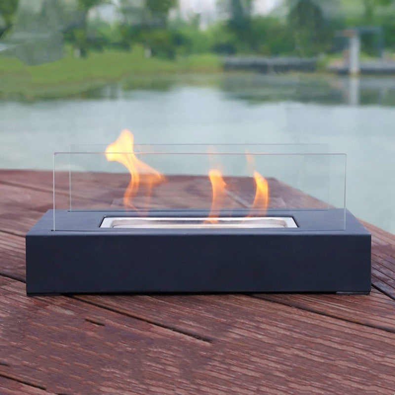 Portable Outdoor Desktop Fireplace Light Flame Heater - Zerotron