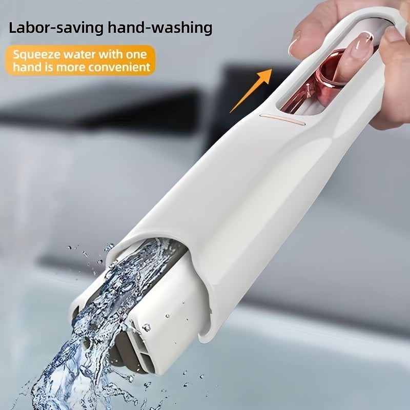 New Portable Self-NSqueeze Mini Mop, Lazy Hand Wash-Free Strong Absorbent Mop Multifunction Portable Squeeze Cleaning Mop Desk Window Glass Cleaner Kitchen Car Sponge Cleaning Mop Home Cleaning Tools - Zerotron